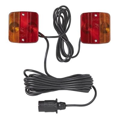 Rückleuchten-Set auf Magnet 7,5 + 2,5M Kabel