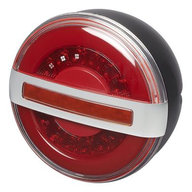 Rückleuchte 3 Funktionen 140mm LED mit dynamischem Blinklicht
