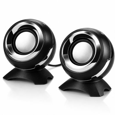 A47D Bolwins 6W mini tragbarer PC Lautsprecher boxen über 3.5mm Klinke USB für Laptop