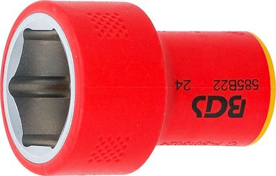 BGS-35881 VDE-Steckschlüssel-Einsatz Sechskant Antrieb Innenvierkant 10 mm (3/8") SW