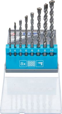 BGS-50806 Steinbohrer-Satz 3 - 10 mm 8-tlg