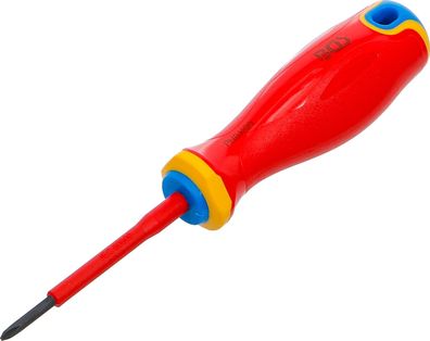 BGS-35858 VDE-Schraubendreher extra dünne Spitze Kreuzschlitz PH0