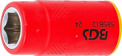 BGS-35872 VDE-Steckschlüssel-Einsatz Sechskant Antrieb Innenvierkant 10 mm (3/8") SW