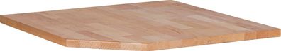 BGS-80210 Massivholz-Arbeitsplatte Eckbereich