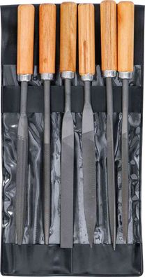 BGS-50201 Schlüsselfeilen-Satz Holzheft 100 mm 6-tlg