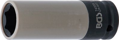 BGS-74558 Kraft-Schoneinsatz Antrieb Innenvierkant 12,5 mm (1/2") SW 18,5 mm