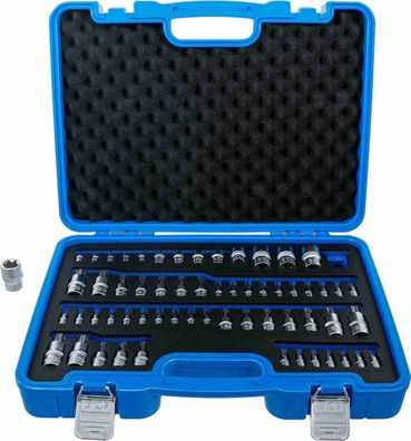 BGS-5135 Bit-Einsatz- und Steckschlüssel-Einsatz-Satz E-Profil / T-Profil (für Torx)