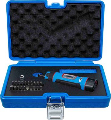 BGS-7123 Drehmomentschrauber-Satz Kompakt mit Bit-Satz Abtrieb Außenvierkant 6,3 mm (