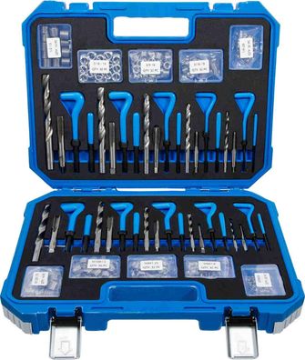 BGS-9483 Gewinde-Reparatursatz metrisch / Zollgrößen M5 - M12, 1/4" - 1/2" 320-tlg