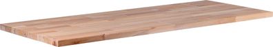 BGS-80208 Massivholz-Arbeitsplatte 1300 x 550 x 30 mm