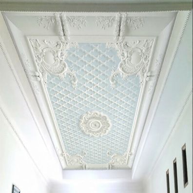 Stuckdecke Stuckornamente Deckenverzierung Jugendstil Klassizismus Deckenre 4835
