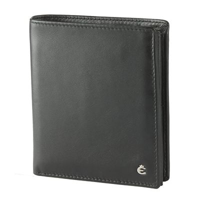 Esquire Hochformatbörse 25 CC Cardsafe/RFID 0479-49, schwarz, Herren