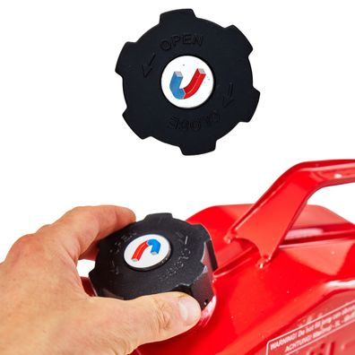Oxid7® by BW Ersatzdeckel für Kraftstoffkanister Metall Benzinkanister mit Schraubver