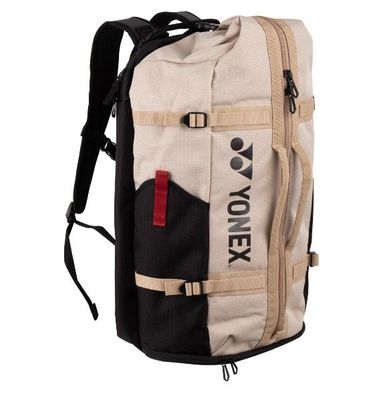 Yonex Gearlogic Backpack Beige Rucksack für Tennis und Sport