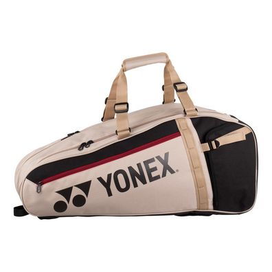 Yonex Gearlogic Racquet Bag (6 pcs) Beige Tennistasche