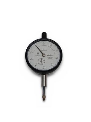 Mitutoyo 2046AB Messuhr 10 mm Messbereich 0,01 mm Teilung flache Rückplatte