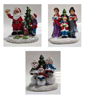 Diverse Figuren, Höhe 7,0 cm, Weihnachtsdorf