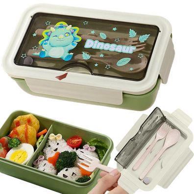 Lunch Box Maße: Höhe: 7,5 cm, Breite: 12,5 cm, Länge: 21 cm Farbe Grün