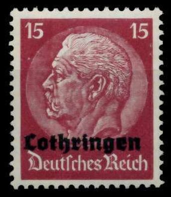 BES. 2WK Lothringen Nr 8 postfrisch X70A4F6