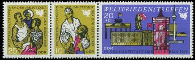 DDR Zusammendruck Nr WZd209 postfrisch 3ER STR SBC4B82