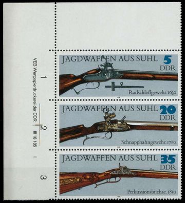 DDR Zusammendruck Nr SZd169 DV WPD I postfrisch 3ER STR X13EF6A