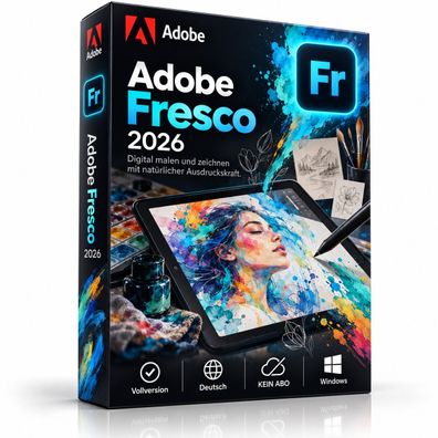 Adobe Fresco 2026 Vollversion | Deutsch | Windows