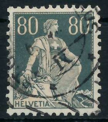 Schweiz 1917 Nr 141y gestempelt gepr. X6C2C3A