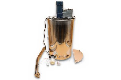 VEVOR Elektrische Honigschleuder 2/4 Rahmen 140 W Edelstahl höhenverstellbar