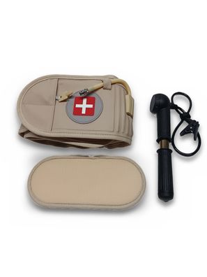 Oramuon Dekompressionsgürtel aufblasbare Rückenstütze 74 bis 124 cm Beige