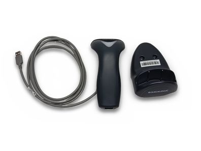 Defekt Datalogic Touch 65 Light USB Barcodescanner mit Halterung