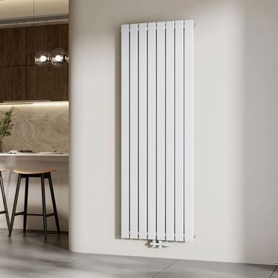 EMKE Heizkörper Doppellagig Vertikal 180x62cm Weiß 2227W