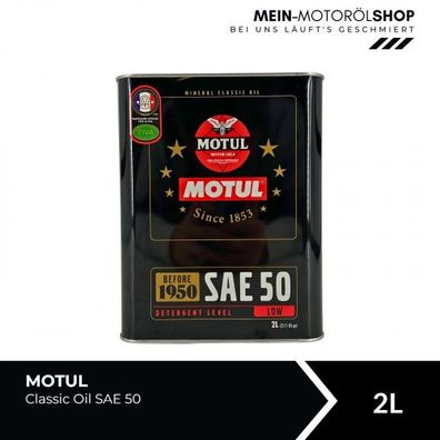 Motul Classic Oil SAE 50 2 Liter