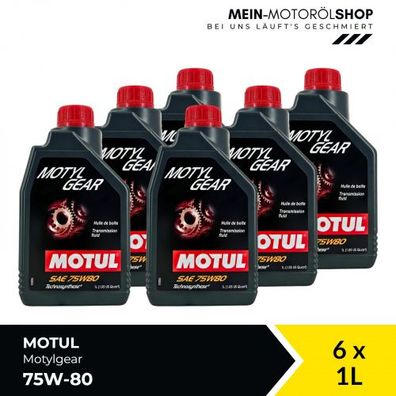 Motul Motylgear 75W-80 6x1 Liter