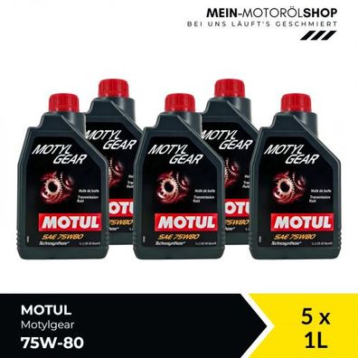 Motul Motylgear 75W-80 5x1 Liter