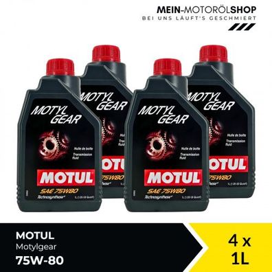 Motul Motylgear 75W-80 4x1 Liter