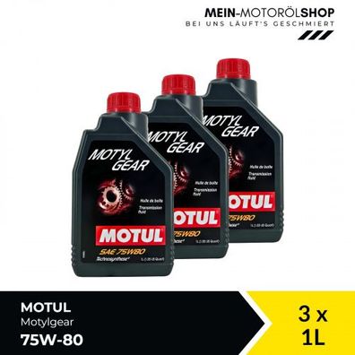 Motul Motylgear 75W-80 3x1 Liter