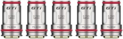 Vaporesso GTI Mesh Coils - 5er Pack - für Vaporesso Gen 200 Vape kit, ohne