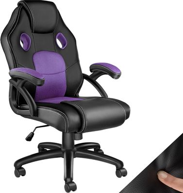 tectake Racing Gaming Stuhl mit Wippfunktion und höhenverstellbar
