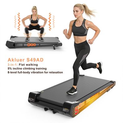 AKLUER S49AD 2,5 PS leiser bürstenloser motor 3-in-1 vibrations-laufgerät|LED-anzeige