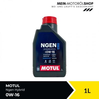 Motul Ngen Hybrid 0W-16 1 Liter