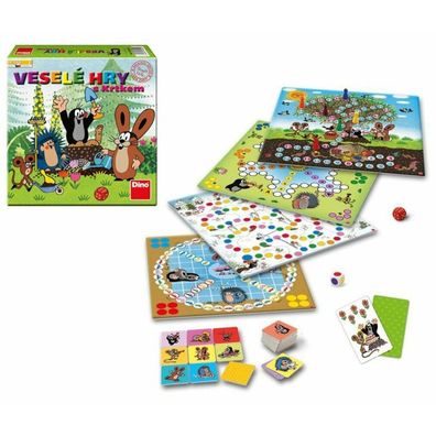 Fröhliche Spiele mit Maulwurf