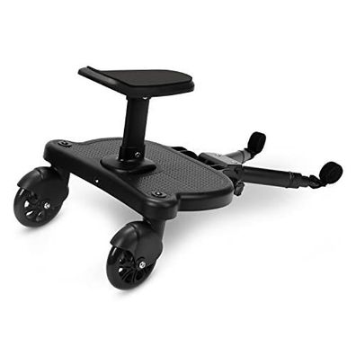 Tubiaz Buggy Board mit Sitz, Kiddy Board Trittbrett, Universal Stehbrett