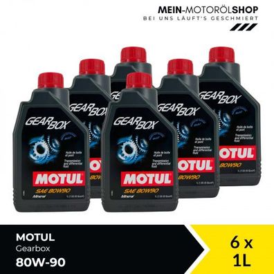 Motul Gearbox 80W-90 6x1 Liter