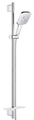 Grohe 26586000 Rainshower 130 SmartActive Cube, Duschset, 3 Strahlarten