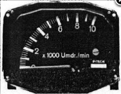 Pitsch Kröber Anzeigedisplay Tacho LZ13i Road Type 0-10000 RPM