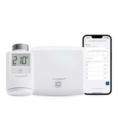 Homematic IP Starter Set Mini Heizung – Smart Home, Digitalsteuerung, Alexa