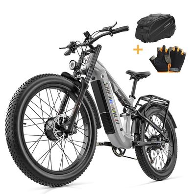 Shengmilo S600 Pro 26"elektro-mountainbike|zwei motoren|48v 25ah hochleistungsakku