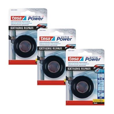 tesa Power Extreme Repair Silikon-Reparaturband zum Isolieren und Abdichten