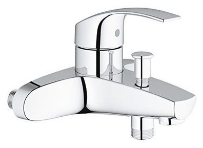 GROHE Eurosmart Einhebel-Badewannenarmatur zur Wandmontage, Chrom