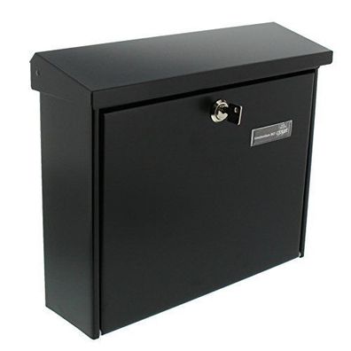 Burg Wächter Amsterdam 867 S Stahlbriefkasten Schwarz